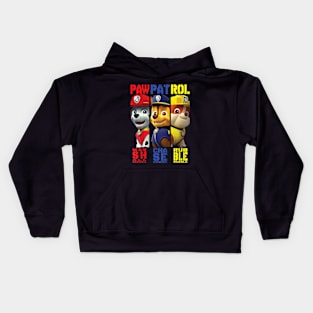 Character And His Friends Kids Hoodie